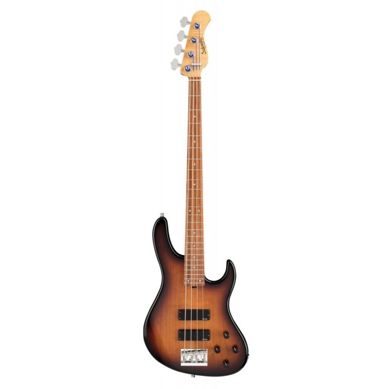 Sadowsky MasterBuilt 24-Fret Modern Bass, Red Alder Body, 4-String - '59 Burst Transparent High Polish - 1