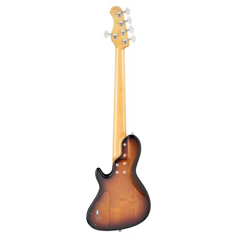 Sadowsky MasterBuilt 24-Fret Single Cut Bass, Red Alder Body, 5-String - '59 Burst Transparent High Polish - 2 Sadowsky MasterBuilt 24-Fret Single Cut Bass, Red Alder Body, 5-String - '59 Burst Transparent High Polish - 2