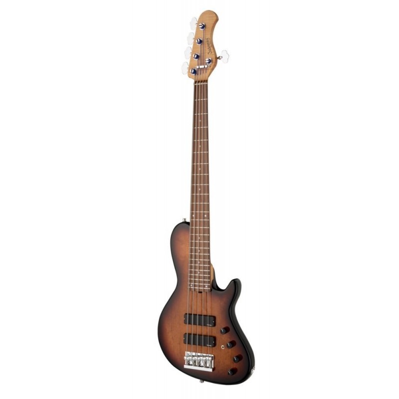 Sadowsky MasterBuilt 24-Fret Single Cut Bass, Red Alder Body, 5-String - '59 Burst Transparent High Polish - 3 Sadowsky MasterBuilt 24-Fret Single Cut Bass, Red Alder Body, 5-String - '59 Burst Transparent High Polish - 3