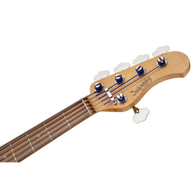 Sadowsky MasterBuilt 24-Fret Single Cut Bass, Red Alder Body, 5-String - '59 Burst Transparent High Polish - 7 Sadowsky MasterBuilt 24-Fret Single Cut Bass, Red Alder Body, 5-String - '59 Burst Transparent High Polish - 7