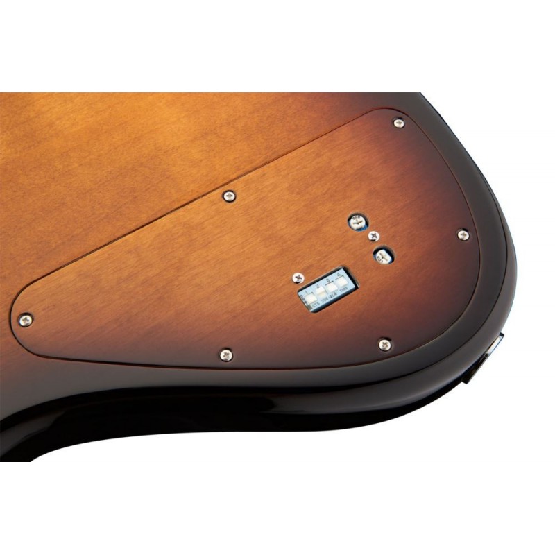 Sadowsky MasterBuilt 24-Fret Single Cut Bass, Red Alder Body, 5-String - '59 Burst Transparent High Polish - 9 Sadowsky MasterBuilt 24-Fret Single Cut Bass, Red Alder Body, 5-String - '59 Burst Transparent High Polish - 9