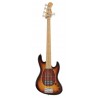 Sadowsky MasterBuilt 21-Fret Vintage M/J Bass, Swamp Ash Body, 5-String - '59 Burst Transparent High Polish - 1