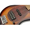 Sadowsky MasterBuilt 21-Fret Vintage M/J Bass, Swamp Ash Body, 5-String - '59 Burst Transparent High Polish - 5