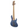 Sadowsky MasterBuilt 24-Fret Modern Bass, Swamp Ash Body, 5-String - Ocean Blue Transparent Satin, Black Hardware - 2