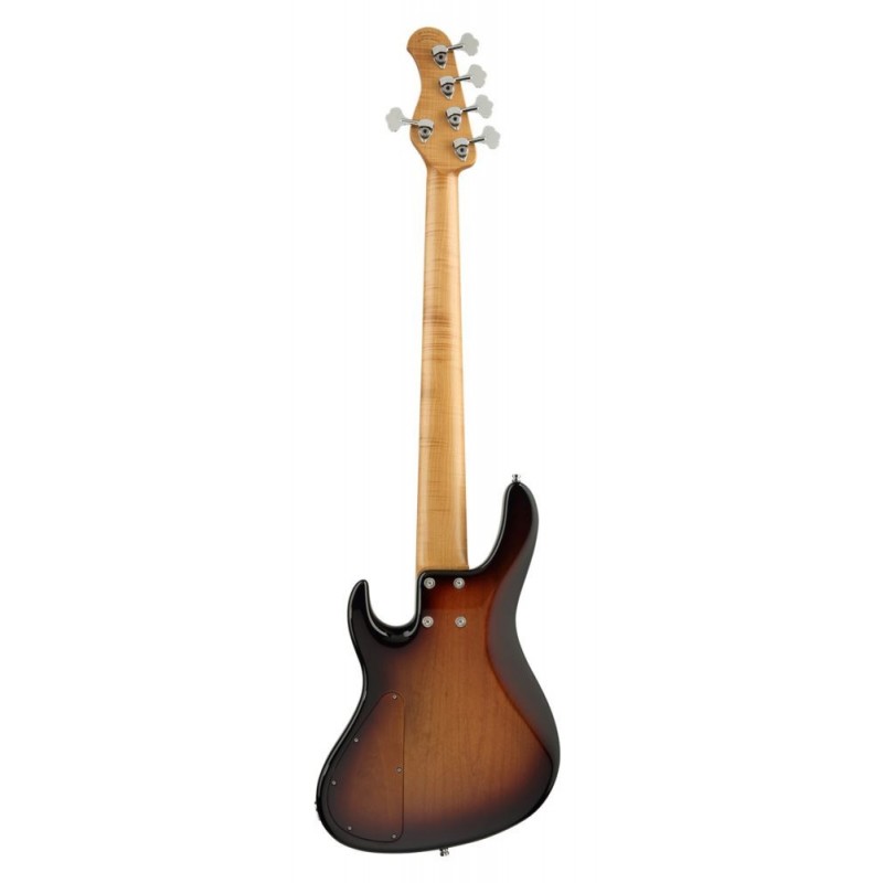 Sadowsky MasterBuilt 24-Fret Modern Bass, Red Alder Body, 5-String - '59 Burst Transparent High Polish - 2