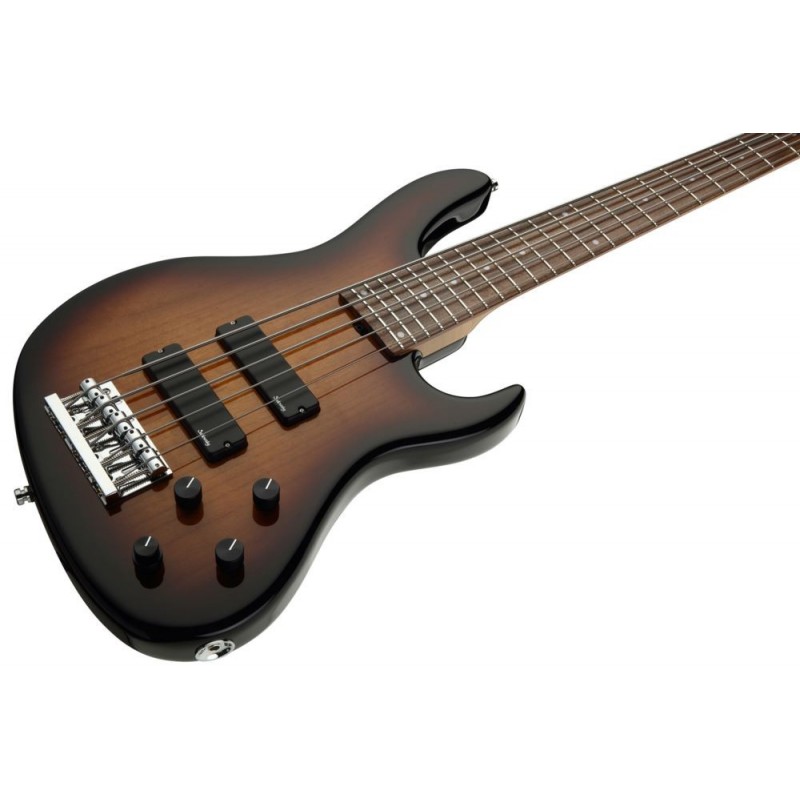 Sadowsky MasterBuilt 24-Fret Modern Bass, Red Alder Body, 5-String - '59 Burst Transparent High Polish - 4