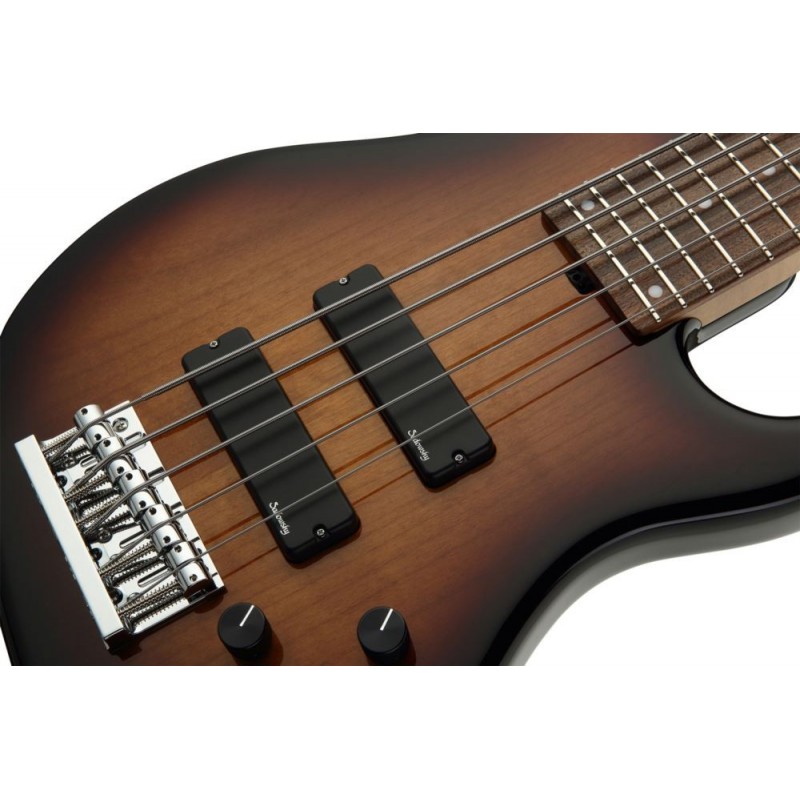 Sadowsky MasterBuilt 24-Fret Modern Bass, Red Alder Body, 5-String - '59 Burst Transparent High Polish - 5