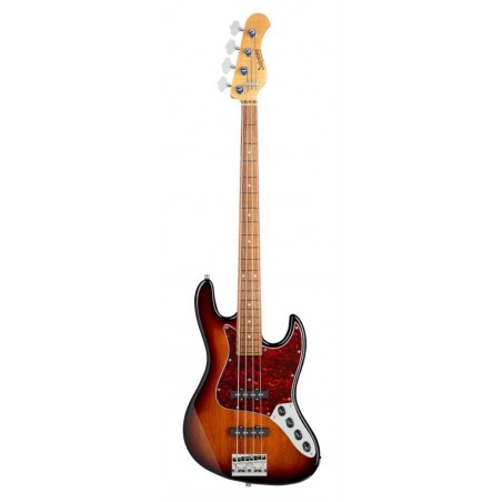 Sadowsky MasterBuilt 21-Fret Vintage J/J Bass, Red Alder Body, 4-String - '59 Burst Transparent High Polish - 1