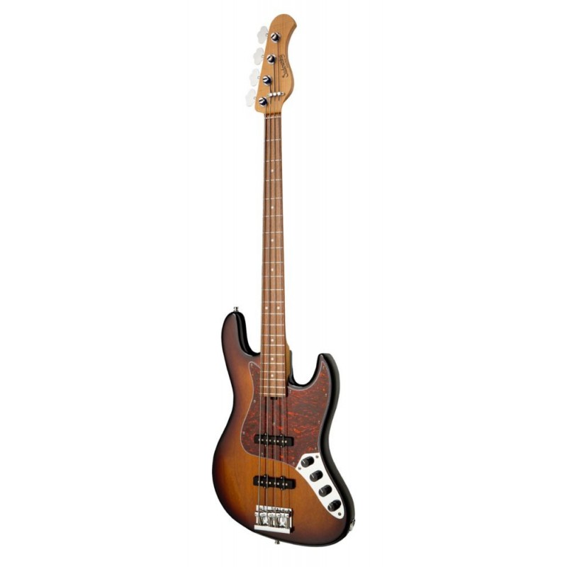 Sadowsky MasterBuilt 21-Fret Vintage J/J Bass, Red Alder Body, 4-String - '59 Burst Transparent High Polish - 3