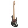 Sadowsky MasterBuilt 21-Fret Vintage J/J Bass, Swamp Ash Body, 5-String - Solid Black High Polish - 3