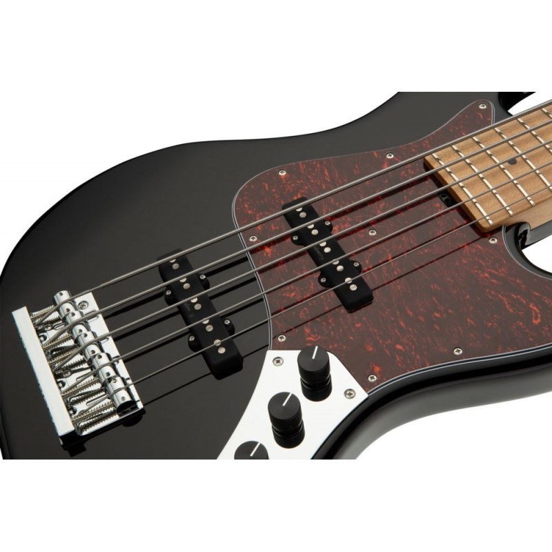 Sadowsky MasterBuilt 21-Fret Vintage J/J Bass, Swamp Ash Body, 5-String - Solid Black High Polish - 5