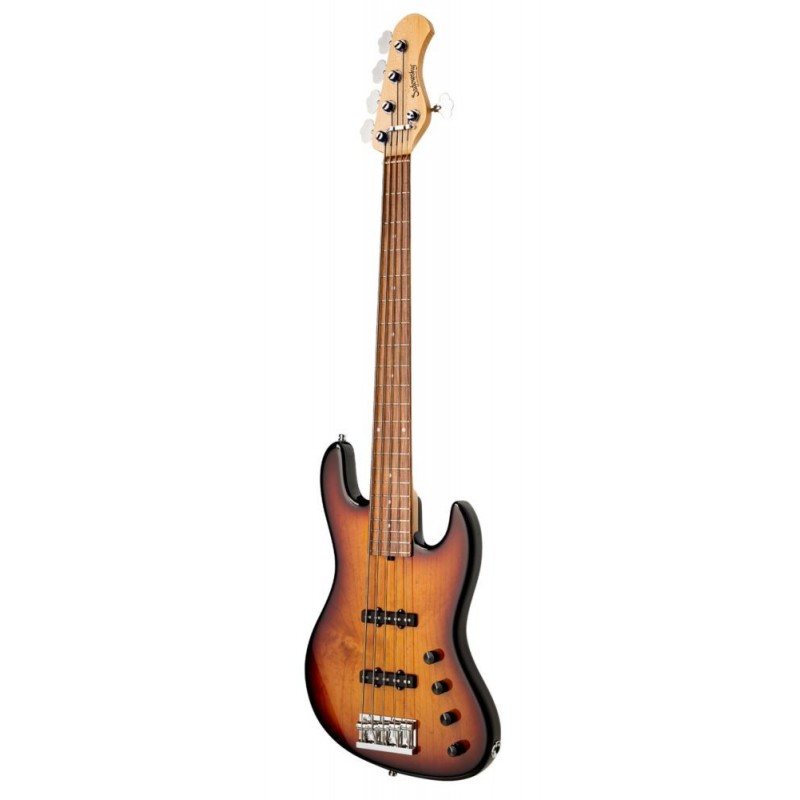 Sadowsky MasterBuilt 21-Fret Standard J/J Bass, Red Alder Body, 5-String - '59 Burst Transparent High Polish - 3