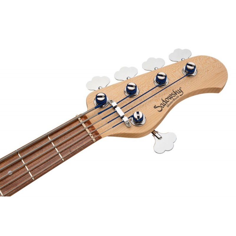 Sadowsky MasterBuilt 21-Fret Standard J/J Bass, Red Alder Body, 5-String - '59 Burst Transparent High Polish - 7 Sadowsky MasterBuilt 21-Fret Standard J/J Bass, Red Alder Body, 5-String - '59 Burst Transparent High Polish - 7
