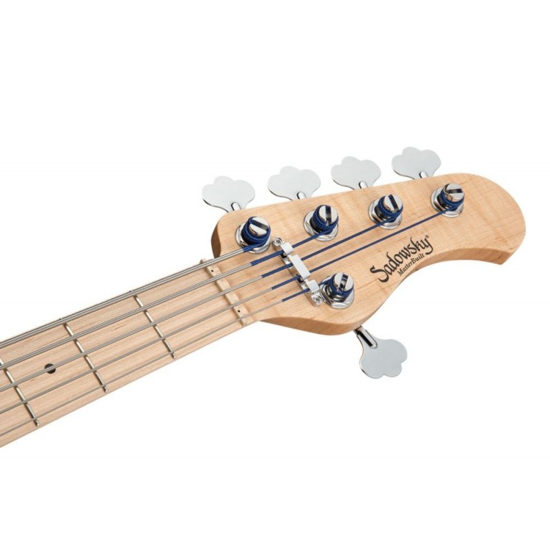 Sadowsky MasterBuilt 21-Fret Standard J/J Bass, Swamp Ash Body, 5-String - Natural Transparent Satin - 7