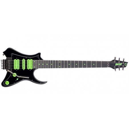 Traveler Guitar - V88X - Vaibrant Deluxe - Cosmic Black - 1