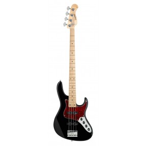 Sadowsky MetroLine 24-Fret Vintage J/J Bass, Swamp Ash Body, 4-String - Solid Black High Polish - 1