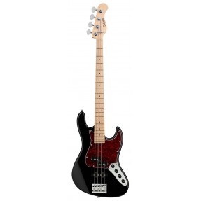 Sadowsky MetroLine 21-Fret Vintage P/J Bass, Swamp Ash Body, 4-String - Solid Black High Polish - 1