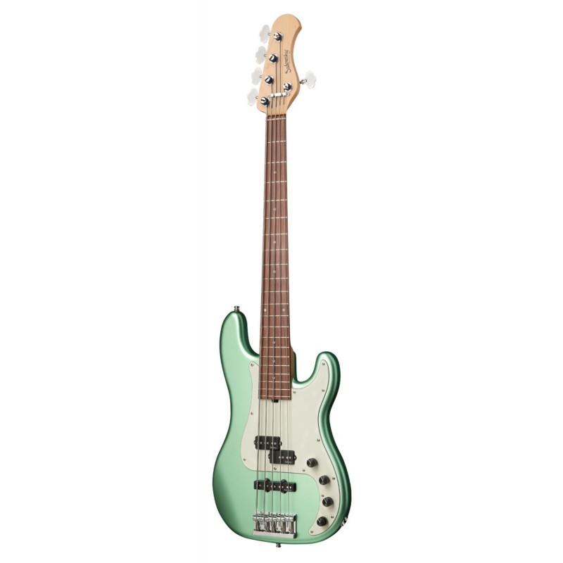 Sadowsky MetroLine 21-Fret Hybrid P/J Bass, Red Alder Body, 5-String - Solid Sage Green Metallic Satin - 3 Sadowsky MetroLine 21-Fret Hybrid P/J Bass, Red Alder Body, 5-String - Solid Sage Green Metallic Satin - 3