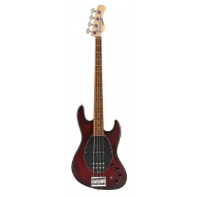 Sadowsky MetroLine 21-Fret Vintage M/J Bass, Red Alder Body, 4-String - Burgundy Burst Transparent Satin - 1