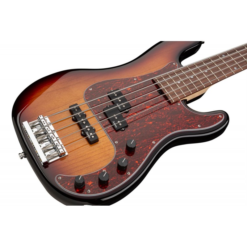 Sadowsky MetroLine 21-Fret Hybrid P/J Bass, Red Alder Body, 5-String - '59 Burst Transparent High Polish - 4 Sadowsky MetroLine 21-Fret Hybrid P/J Bass, Red Alder Body, 5-String - '59 Burst Transparent High Polish - 4