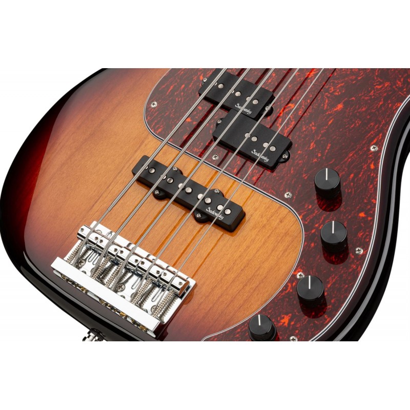 Sadowsky MetroLine 21-Fret Hybrid P/J Bass, Red Alder Body, 5-String - '59 Burst Transparent High Polish - 5 Sadowsky MetroLine 21-Fret Hybrid P/J Bass, Red Alder Body, 5-String - '59 Burst Transparent High Polish - 5