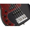 Sadowsky MetroLine 21-Fret Hybrid P/J Bass, Red Alder Body, 5-String, Lefthand - Solid Black High Polish - 5 Sadowsky MetroLine 21-Fret Hybrid P/J Bass, Red Alder Body, 5-String, Lefthand - Solid Black High Polish - 5