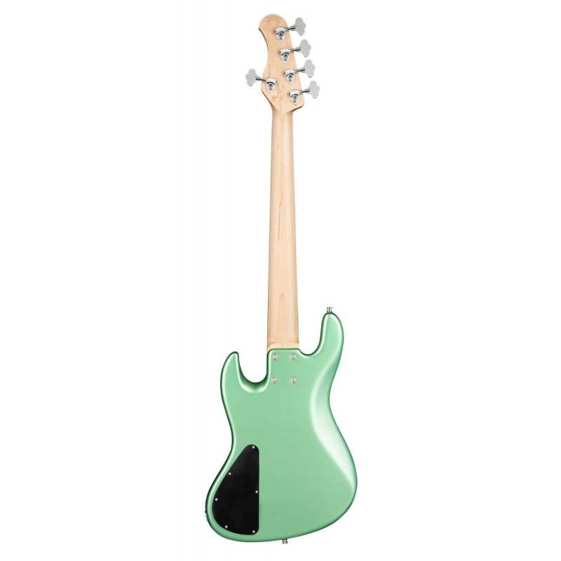 Sadowsky MetroLine 21-Fret Vintage J/J Bass, Red Alder Body, 5-String - Solid Sage Green Metallic Satin - 2 Sadowsky MetroLine 21-Fret Vintage J/J Bass, Red Alder Body, 5-String - Solid Sage Green Metallic Satin - 2