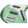 Sadowsky MetroLine 21-Fret Vintage J/J Bass, Red Alder Body, 5-String - Solid Sage Green Metallic Satin - 5 Sadowsky MetroLine 21-Fret Vintage J/J Bass, Red Alder Body, 5-String - Solid Sage Green Metallic Satin - 5