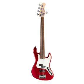 Sadowsky MetroLine 21-Fret Vintage P/J Bass, Red Alder Body, 5-String - Solid Candy Apple Red Metallic High Polish - 1
