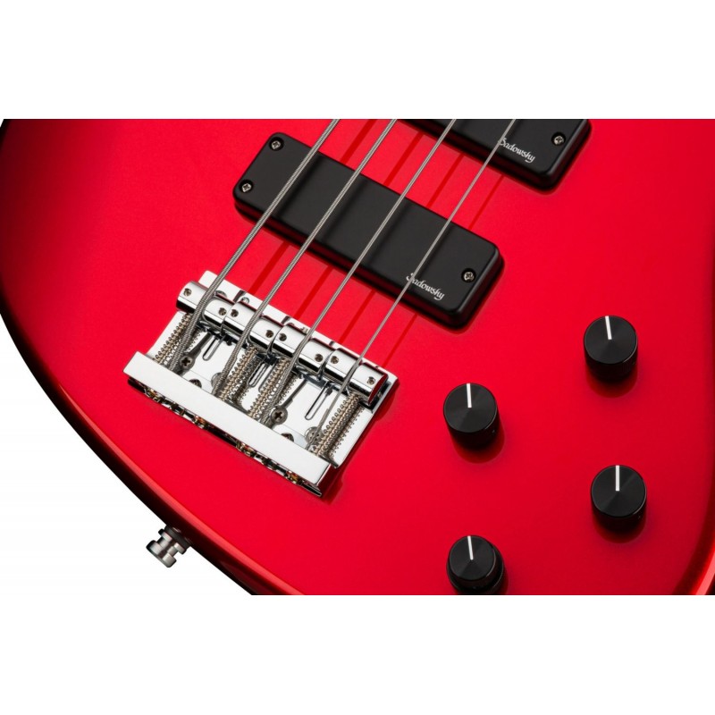 Sadowsky MetroLine 24-Fret Modern Bass, Swamp Ash Body, 4-String - Solid Candy Apple Red Metallic High Polish - 5 Sadowsky MetroLine 24-Fret Modern Bass, Swamp Ash Body, 4-String - Solid Candy Apple Red Metallic High Polish - 5