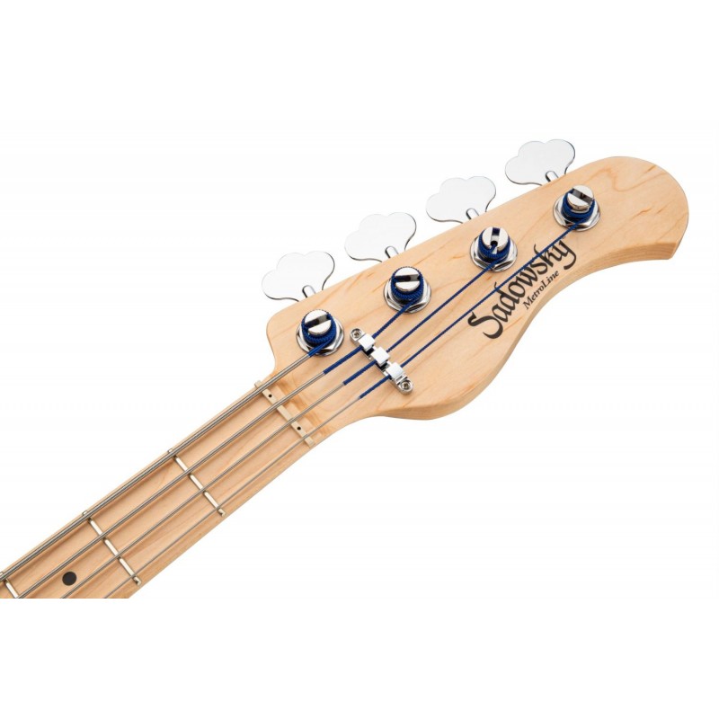 Sadowsky MetroLine 24-Fret Modern Bass, Swamp Ash Body, 4-String - Solid Candy Apple Red Metallic High Polish - 7 Sadowsky MetroLine 24-Fret Modern Bass, Swamp Ash Body, 4-String - Solid Candy Apple Red Metallic High Polish - 7