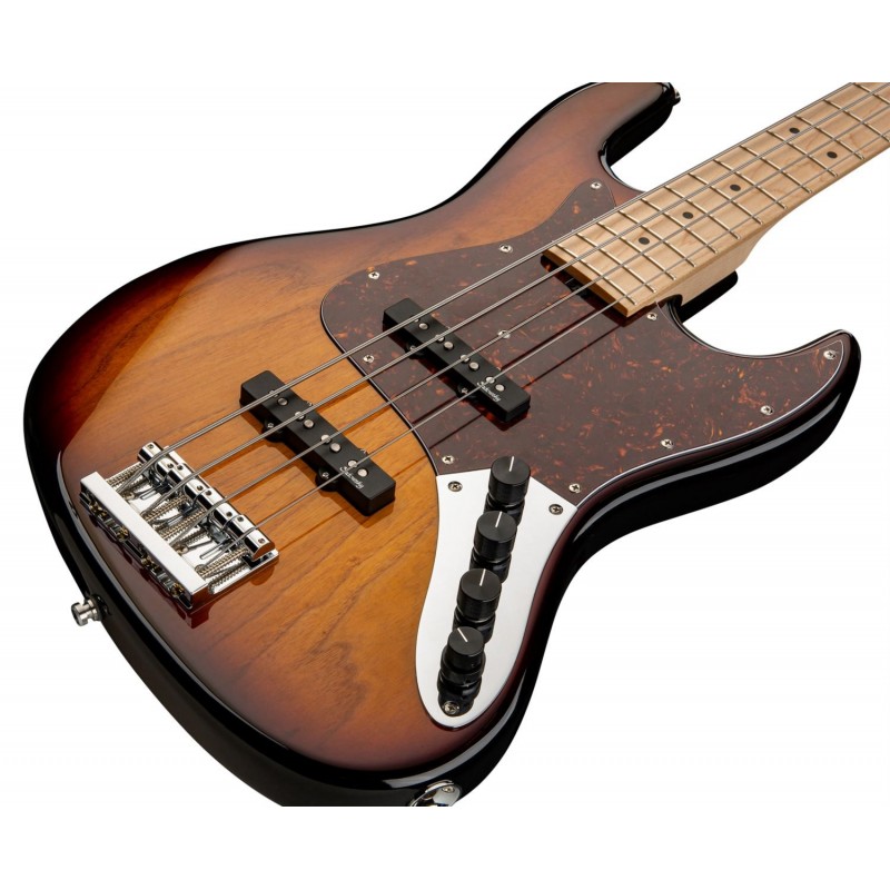 Sadowsky MetroLine 21-Fret Vintage J/J Bass, Swamp Ash Body, 4-String - '59 Burst Transparent High Polish - 4 Sadowsky MetroLine 21-Fret Vintage J/J Bass, Swamp Ash Body, 4-String - '59 Burst Transparent High Polish - 4
