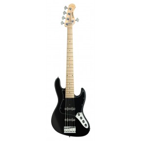 Sadowsky MetroLine 21-Fret Vintage J/J Bass, Swamp Ash Body, 5-String - Solid Black Satin - 1