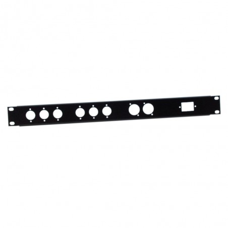 Adam Hall 19" Parts 872212 - Panel z otworami do szafy rack w kształcie litery U, 19", 1U, uniwersalny - 1