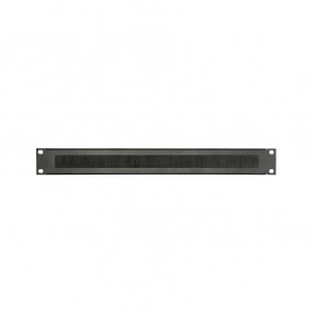 Adam Hall 19" Parts 87221 BRUSH - Panel z otworami do szafy rack, 1U, stal, z listwą szczotkową - 1