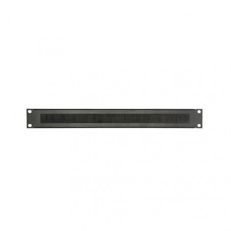 Adam Hall 19" Parts 87221 BRUSH - Panel z otworami do szafy rack, 1U, stal, z listwą szczotkową - 1