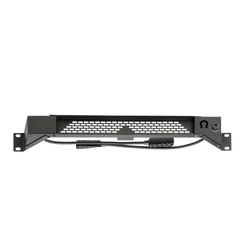 Adam Hall 19" Parts 87463 ULTRA C - Lampka LED COB do stojaka rack z dwoma giętkimi ramionami i możliwością wyboru koloru - 4