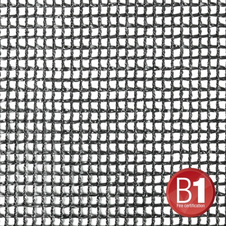 Adam Hall Accessories 0156 X 46 B - Gaza typu 201, 4 x 6 m, z oczkami, czarna - 1
