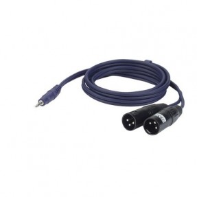 DAP AUDIO FL466 - Kabel M Jack - 2 x XLR