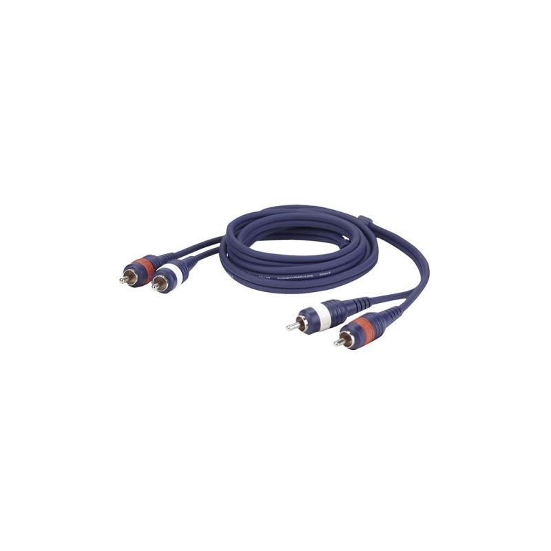 DAP AUDIO FL24150 - Kabel 2 x RCA - 2 x RCA 1,5m