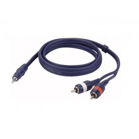 DAP AUDIO FL306 - Kabel M JACK - 2 x RCA 6m