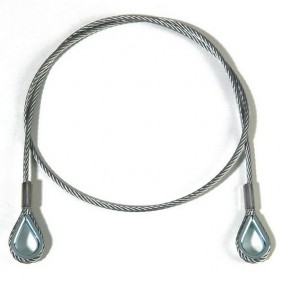 Adam Hall Accessories S 42100 - Lina zabezpieczająca 4 mm, długość: 1 m - 1
