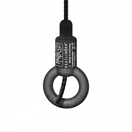Adam Hall Accessories S 50 S V3 - Uchwyt na liny stalowe z pierścieniem łączącym dla lin 4 - 5 mm, do 90 kg - 1