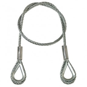 Adam Hall Accessories S 82100 - Lina zabezpieczająca 8 mm, długość: 1 m - 1
