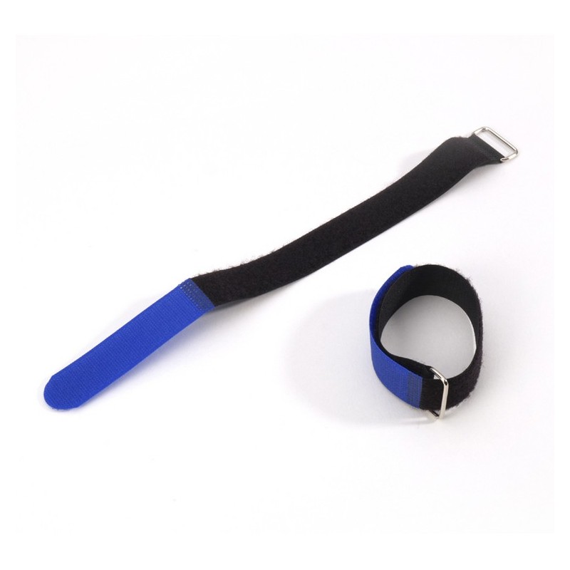 Adam Hall Accessories VR 1616 BLU - Opaska kablowa na rzepy, 160 x 16 mm, niebieska - 1
