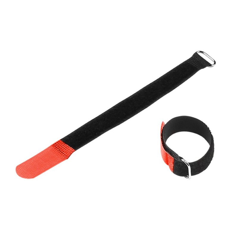 Adam Hall Accessories VR 2020 RED - Opaska kablowa na rzepy, 200 x 20 mm, czerwona - 1