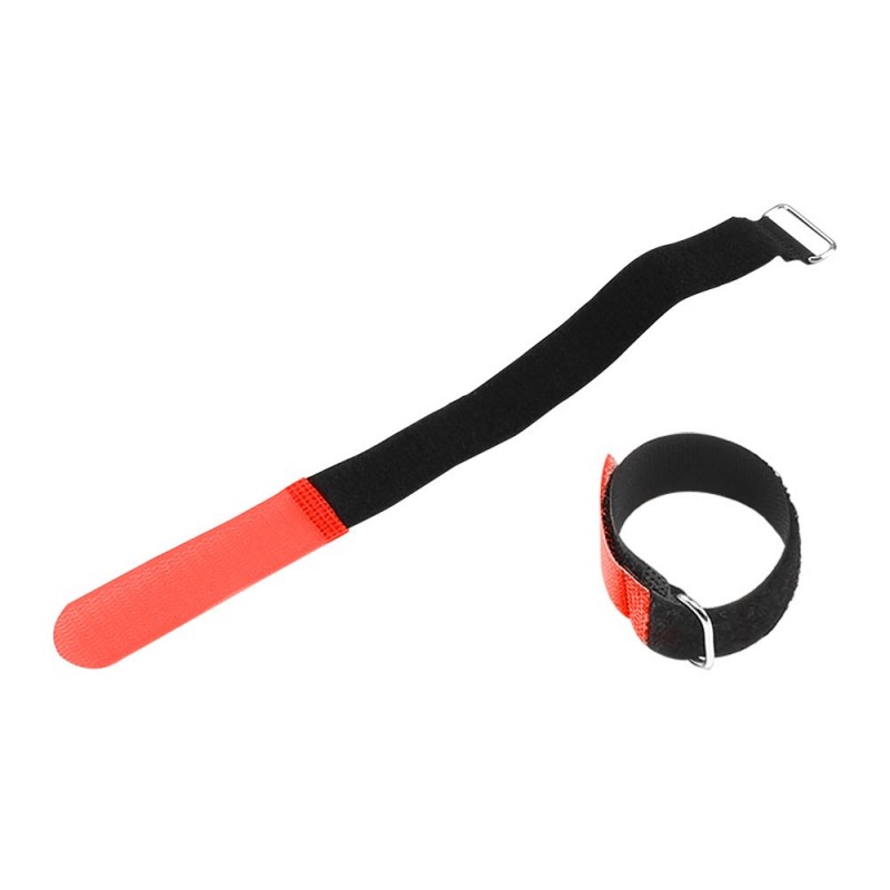 Adam Hall Accessories VR 2530 RED - Opaska kablowa na rzepy, 300 x 25 mm, czerwona - 1