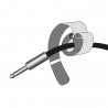 Adam Hall Accessories VR 4040 BLK - Opaska kablowa na rzepy, 400 x 38 mm, czarna - 2