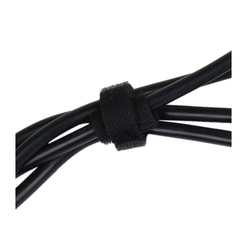 Adam Hall Accessories VT 2215 - Opaska kablowa na rzepy, 150 x 22 mm, czarna - 3