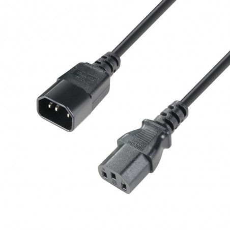 Adam Hall Cables 8101 KE 0200 - Kabel przedłużający IEC 3 x 1,5 mm?, 2 m - 1
